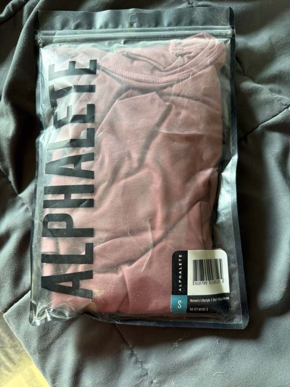 Alphalete Women's Lifestyle T-Shirt Dress Mauve Size S